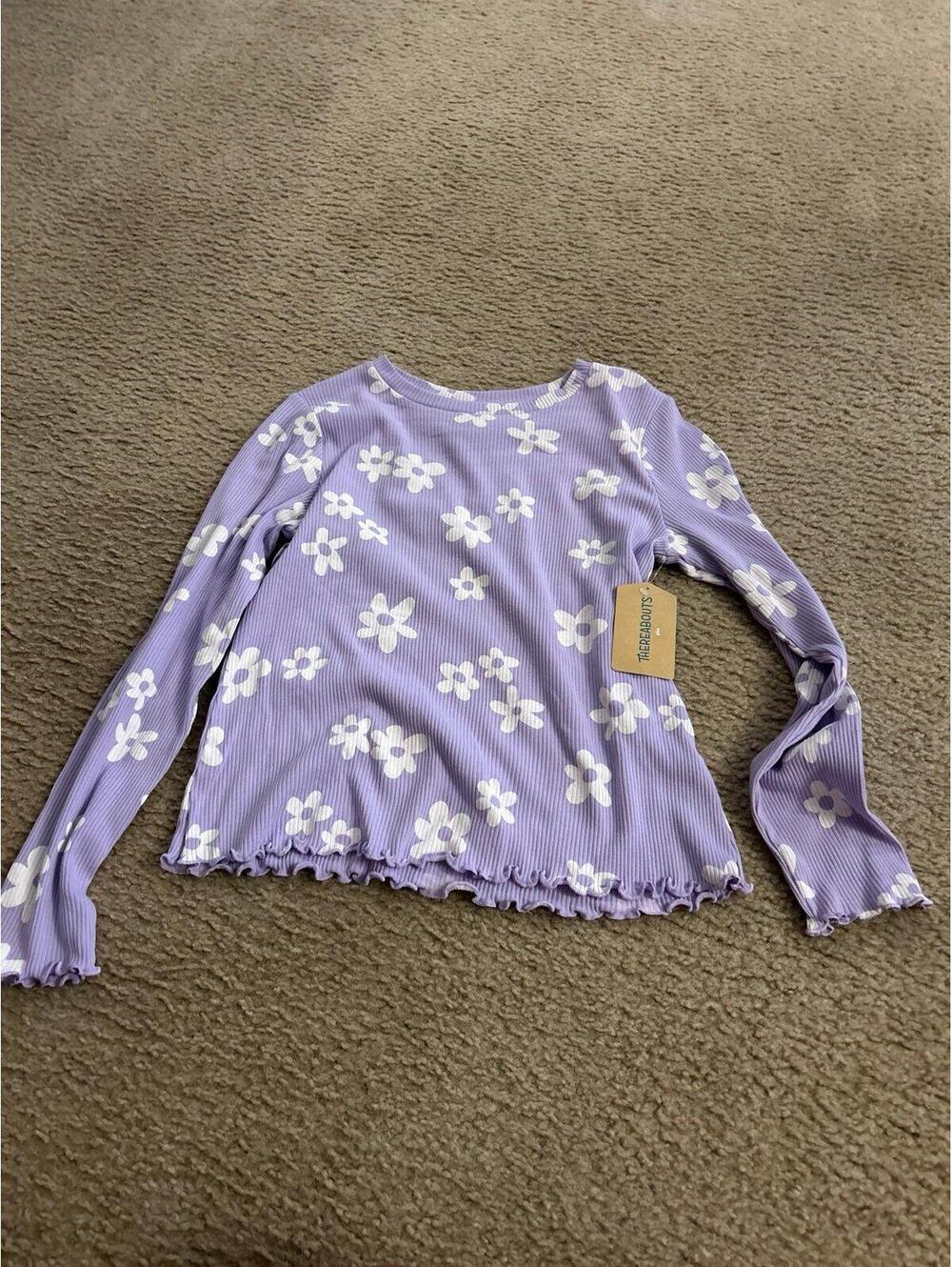 C360 thereabouts large 14.5/16.5 p shirt long sleeve purple